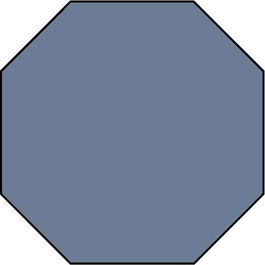 Керамогранит Ce.Si Art Deco Zaffiro Ottagono, цвет синий, поверхность матовая, восьмиугольник, 100x100