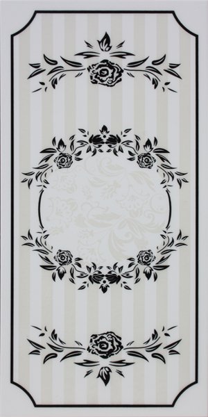 Декоративные элементы Infinity Elegance Boiserie Classic, цвет серый, поверхность глянцевая, прямоугольник, 300x600