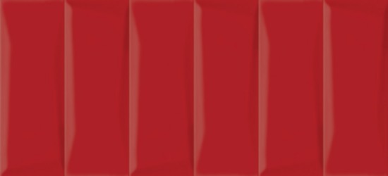 Керамическая плитка Cersanit Evolution Кирпичи Красный Рельеф EVG413, цвет красный, поверхность глянцевая, под кирпич, 200x440