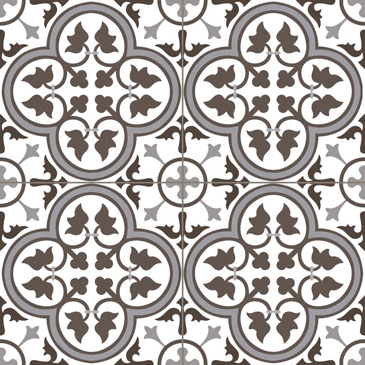 Керамогранит Prissmacer Hampton Grey Pre., цвет белый серый, поверхность матовая, квадрат, 450x450