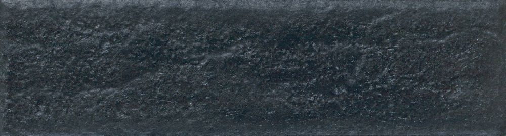 Клинкер Paradyz Scandiano Nero Elewacja, цвет чёрный тёмный, поверхность матовая, прямоугольник, 66x245