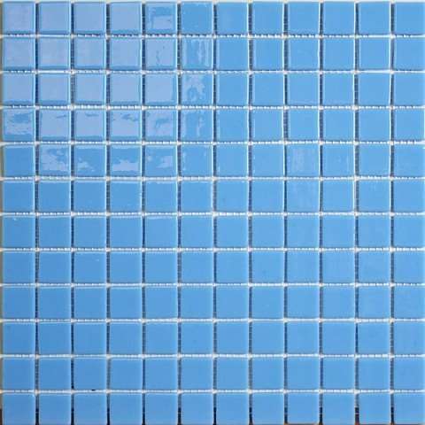 Мозаика Vidrepur Colors № 102 (На Сцепке), цвет голубой, поверхность глянцевая, прямоугольник, 317x396