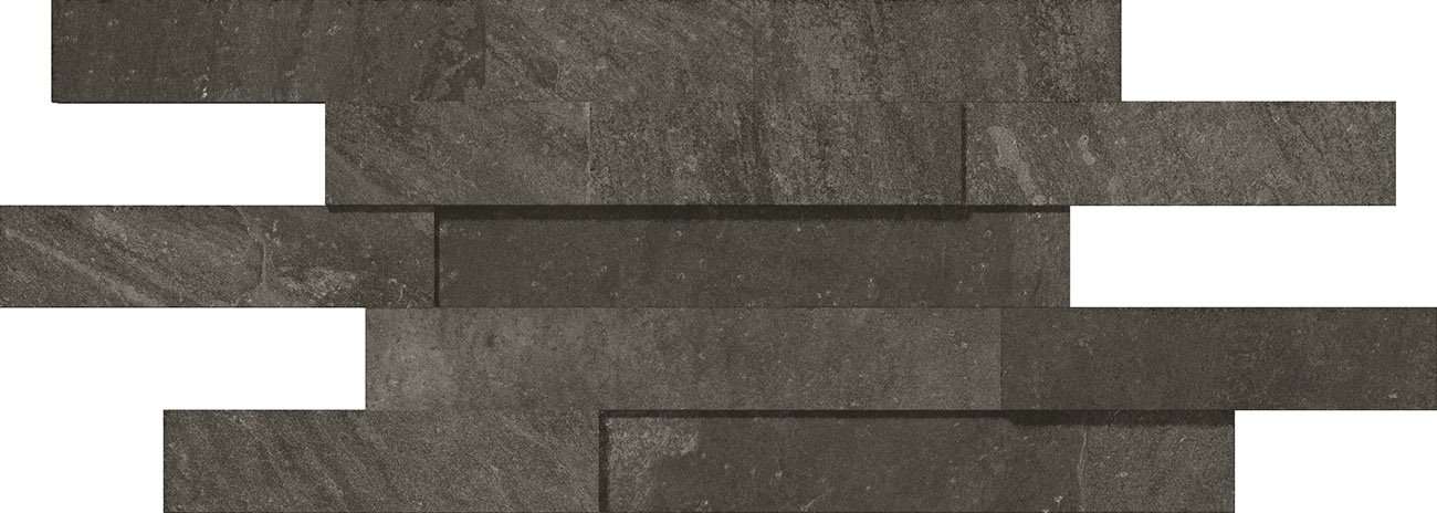 Декоративные элементы Italon Climb Graphite Brick 3D 620110000060, цвет коричневый, поверхность матовая 3d (объёмная), под кирпич, 280x780