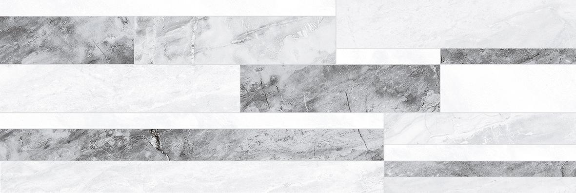 Керамическая плитка Laparet Royal Плитка настенная микс серый 60086, цвет разноцветный, поверхность глянцевая, прямоугольник, 200x600