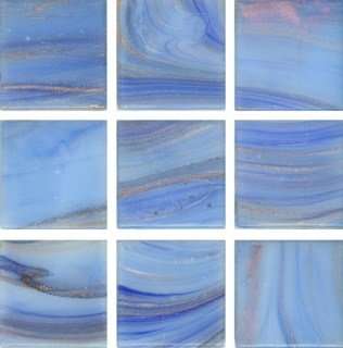 Мозаика Irida Fantasy И10.72(5), цвет голубой, поверхность глянцевая, квадрат, 318x318