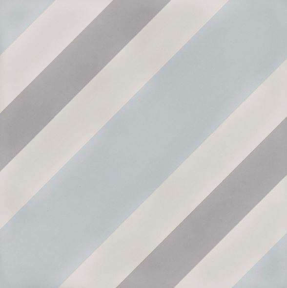 Керамогранит Wow Cement Pattern Decor Warm 106784, цвет серый голубой, поверхность матовая, квадрат, 185x185