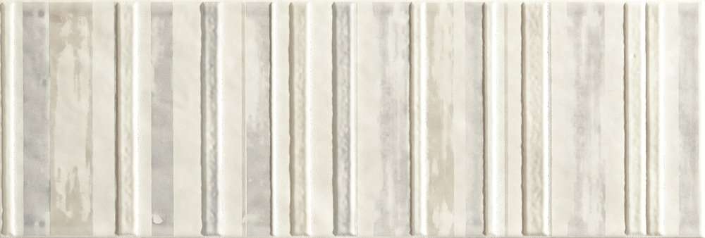 Декоративные элементы Love Tiles Ground Zone White, цвет белый, поверхность глазурованная, прямоугольник, 200x600