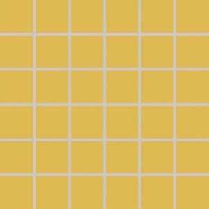 Мозаика Rako Color Two GDM05142 (5x5), цвет жёлтый, поверхность матовая, квадрат, 300x300