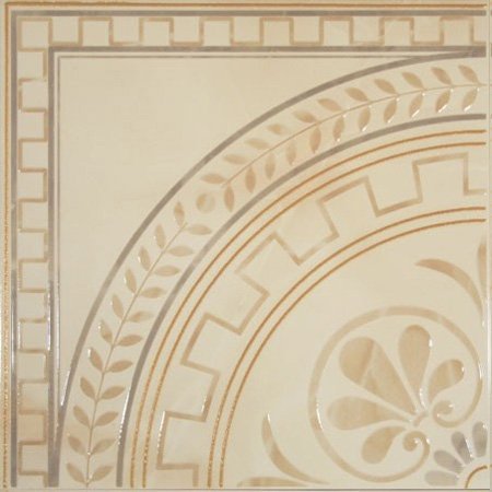 Декоративные элементы Navarti Dec. Pompei Blanco, цвет бежевый, поверхность глянцевая, квадрат, 900x900