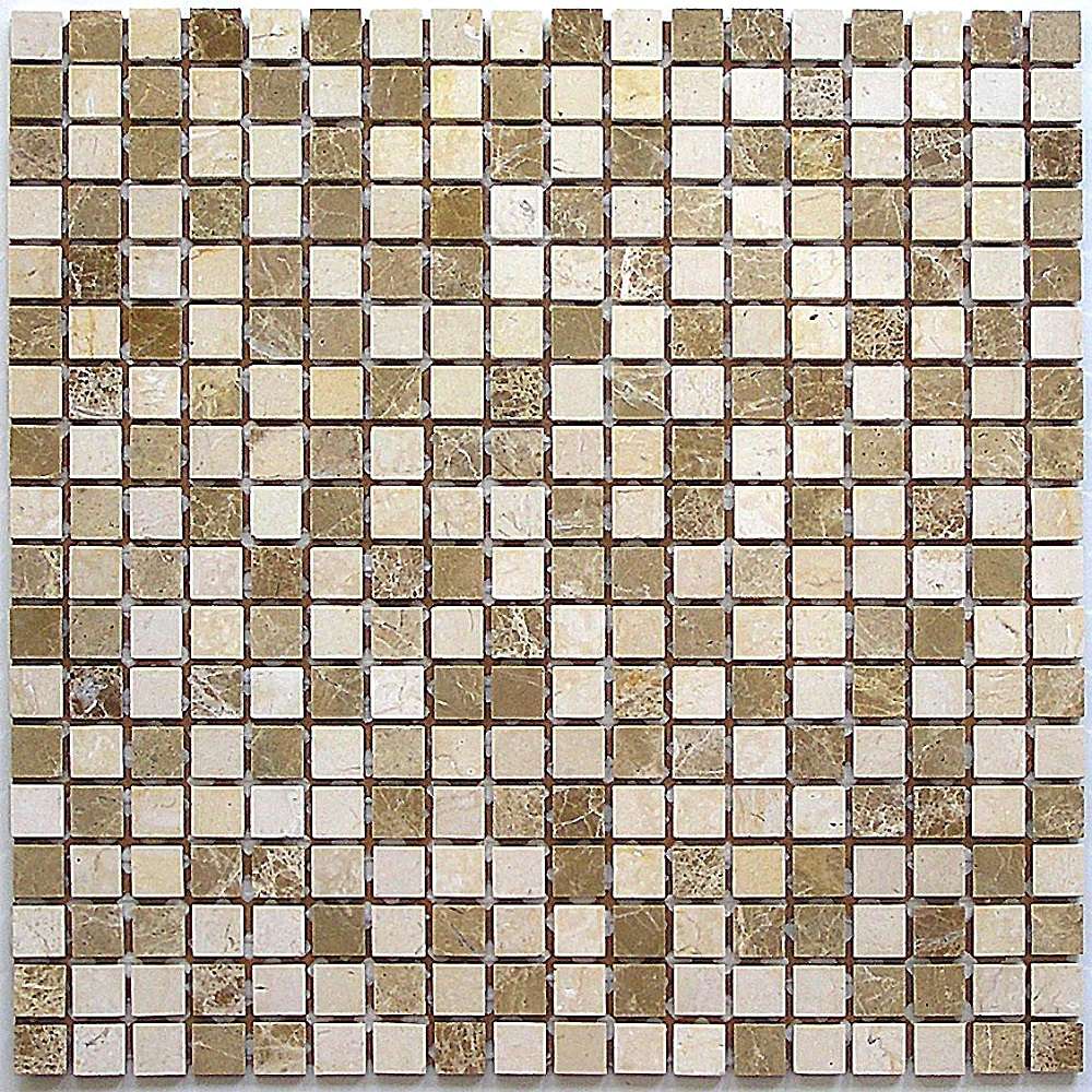 Мозаика Bonaparte Bonaparte Sevilla-15 Slim Pol, цвет бежевый, поверхность полированная, квадрат, 305x305
