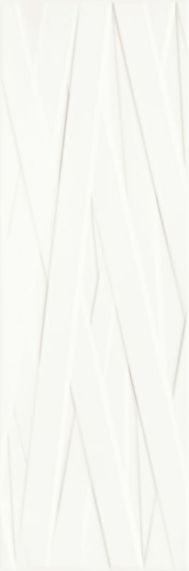 Керамическая плитка Paradyz Elia Bianco Struktura B, цвет белый, поверхность структурированная, прямоугольник, 250x750