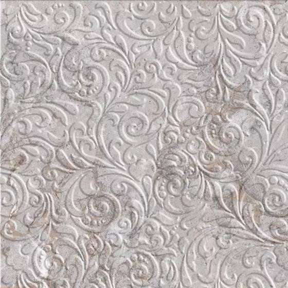 Декоративные элементы Edimax Golden Age Decor Grey Soft, цвет серый, поверхность структурированная, квадрат, 300x300