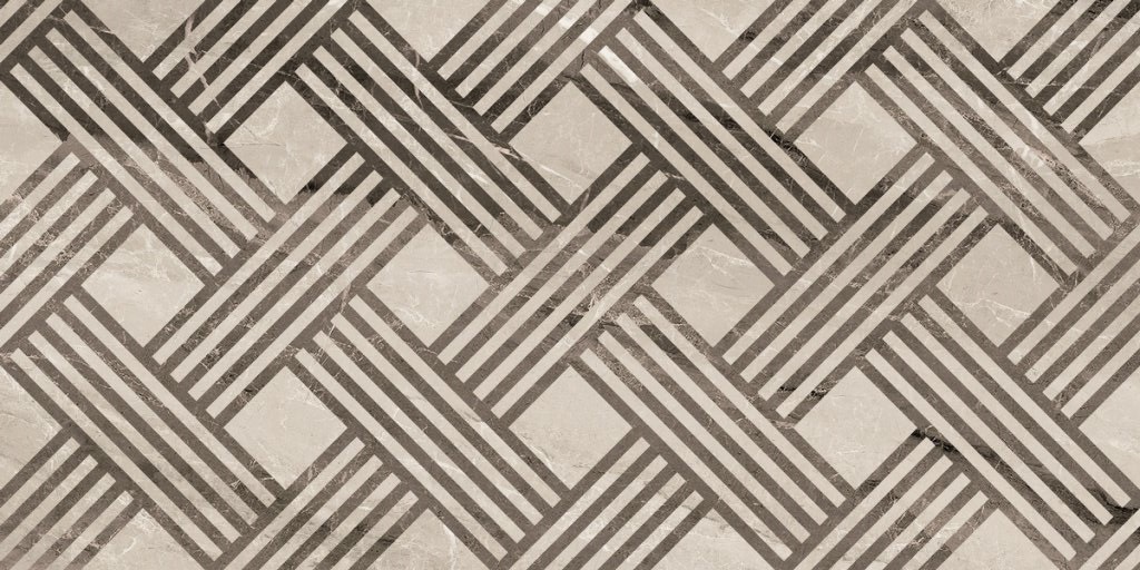 Декоративные элементы Bonaparte Portland Decor PM48007H, цвет коричневый бежевый, поверхность глянцевая, прямоугольник, 400x800