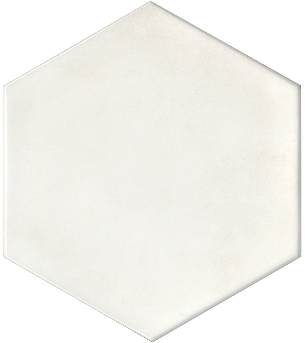 Керамическая плитка Kerama Marazzi Флорентина белый глянцевый 24029, цвет белый, поверхность глянцевая, шестиугольник, 200x231