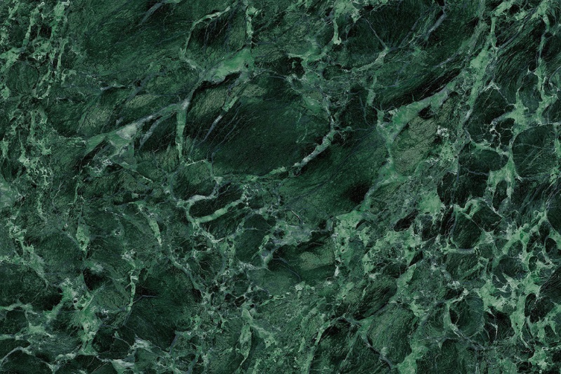 Керамогранит Caramelle Mosaic Marble Verde Alpi Pol, цвет зелёный, поверхность полированная, прямоугольник, 600x900