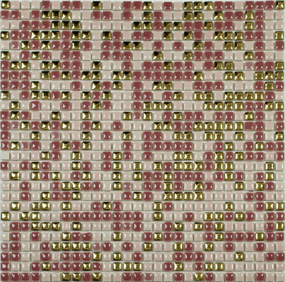 Мозаика NS Mosaic C-102, цвет разноцветный, поверхность глянцевая, квадрат, 305x305