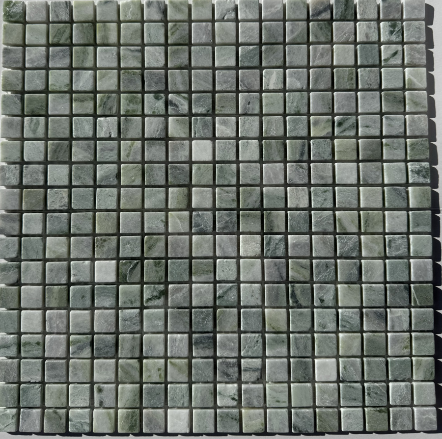 Мозаика Pixel Mosaic PIX311 Jet Green, цвет зелёный, поверхность матовая, квадрат, 305x305