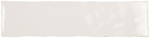 Керамическая плитка Bestile Bellini Blanco, цвет белый, поверхность глянцевая, под кирпич, 75x300