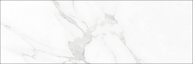 Керамическая плитка Cristacer Minerva White, цвет белый, поверхность глянцевая, прямоугольник, 250x750