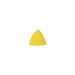Спецэлементы Cinca Color Line Yellow Boiserie Angle 0445/007, цвет жёлтый, поверхность глянцевая, квадрат, 20x20