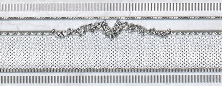 Бордюры El Molino Levante Plata-Perla Zocalo, цвет серый, поверхность глянцевая, прямоугольник, 120x300