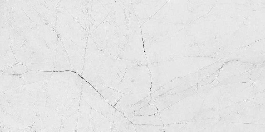 Керамогранит ITT Ceramic Marble Angel White Polished, цвет белый, поверхность полированная, прямоугольник, 600x1200