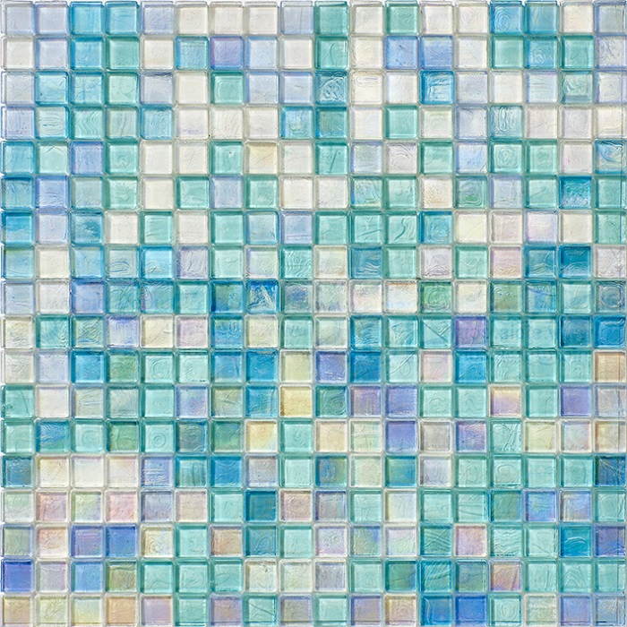 Мозаика L'Antic Colonial Water Caribbean Excellence 100274380, цвет коричневый бежевый голубой, поверхность матовая, квадрат, 296x296