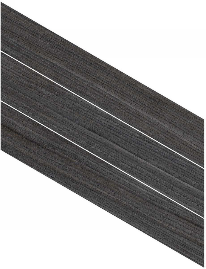 Керамогранит Casa Dolce Casa Nature Mood Chevron Dx Plank 06 775379, цвет чёрный, поверхность матовая, шеврон, 110x530