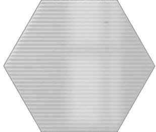 Керамическая плитка Wow Subway Lab Mini Hexa Canale Ice White Gloss 101190, цвет белый, поверхность глянцевая, шестиугольник, 150x173