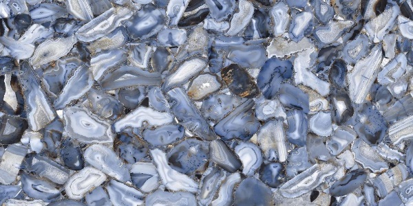 Керамогранит Italica E-13155 Glamour, цвет синий, поверхность полированная, прямоугольник, 600x1200