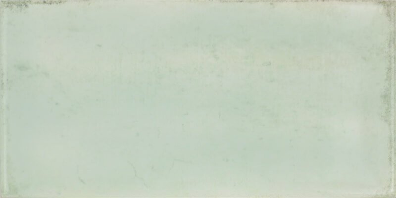 Керамическая плитка Fabresa Vita Mela, цвет зелёный, поверхность глянцевая, кабанчик, 100x200