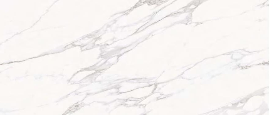 Широкоформатный керамогранит Emilceramica (Acif) Tele Di Marmo Book Match A Statuario Michelangelo Lappato EJPT, цвет белый, поверхность лаппатированная, прямоугольник, 1200x2780