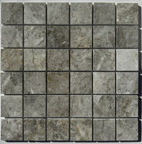 Мозаика Pixel Mosaic PIX332 Tundra Grey, цвет серый, поверхность полированная, квадрат, 305x305