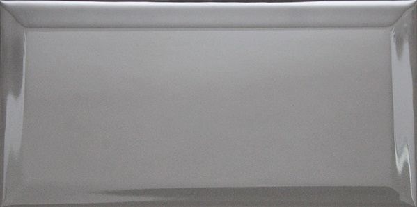 Керамическая плитка Dar Ceramics Biselado Cemento Brillo, цвет серый, поверхность глянцевая, кабанчик, 100x200