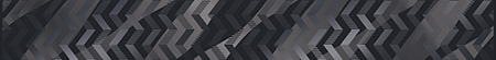 Бордюры Керлайф Splendida Border Lux Negro, цвет чёрный, поверхность глянцевая, прямоугольник, 62x505
