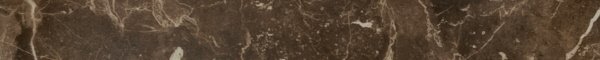 Бордюры Caesar Anima Dark Emperador Listello Lucidato ACJW, цвет коричневый тёмный, поверхность полированная, прямоугольник, 60x600