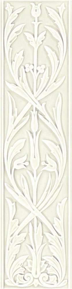 Декоративные элементы Grazia Epoque Ermitage Bianco Matt HER1, цвет белый, поверхность матовая, прямоугольник, 200x800