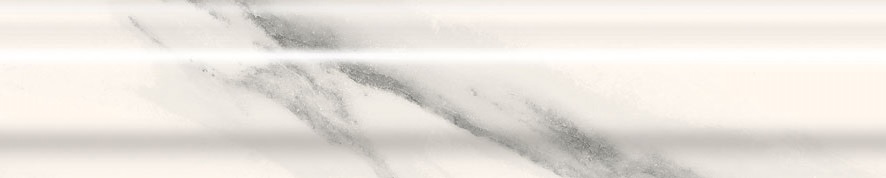 Бордюры Paradyz Morning Bianco Ksztaltka, цвет белый, поверхность глянцевая, прямоугольник, 50x250