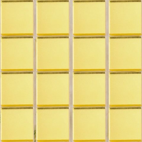Мозаика Alma Mosaic GMC01-10, цвет жёлтый, поверхность глянцевая, квадрат, 100x100