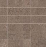 Мозаика Vallelunga Foussana Mud Mosaico 5x5 g204210, цвет коричневый, поверхность лаппатированная, квадрат, 300x300