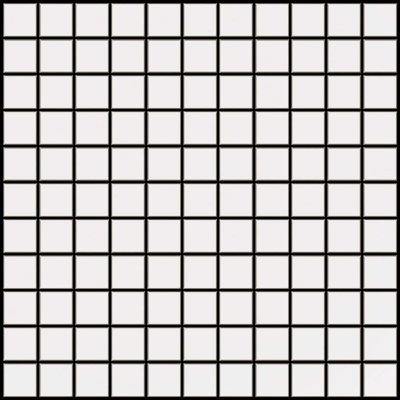 Мозаика Natural Mosaic Mirror QM-2503 (L-203) (Стекло), цвет белый, поверхность глянцевая, квадрат, 300x300