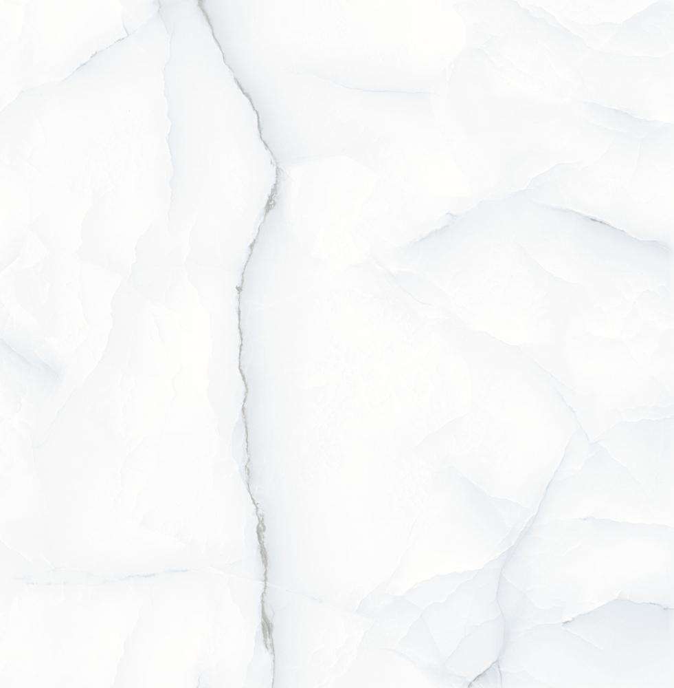 Керамогранит Laparet Oniх Crack, цвет белый голубой, поверхность полированная, квадрат, 600x600