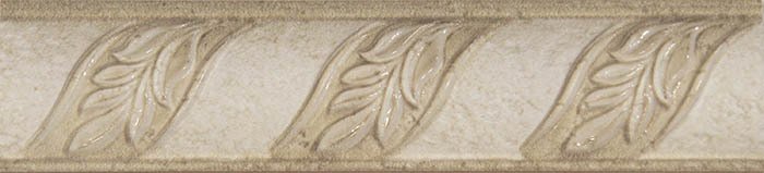 Бордюры Saloni List. Poseidon Mate Crema, цвет бежевый, поверхность матовая, прямоугольник, 70x310