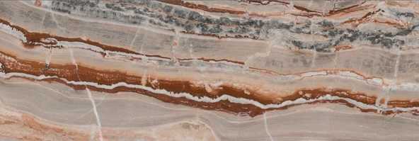 Керамическая плитка Нефрит керамика Лигурия 00-00-5-17-11-15-607, цвет коричневый, поверхность глянцевая, прямоугольник, 200x600