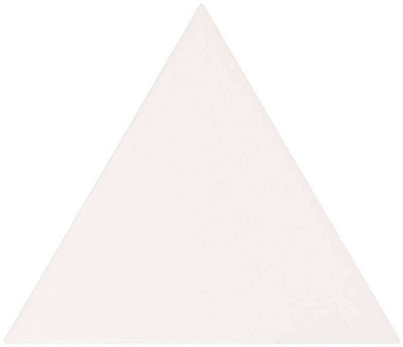 Керамическая плитка Equipe Scale Triangolo White Matt 23811, цвет белый, поверхность матовая, треугольник, 108x124