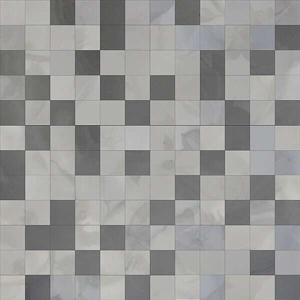 Мозаика Infinity Mosaico Cardinale II, цвет серый, поверхность глянцевая, квадрат, 300x300