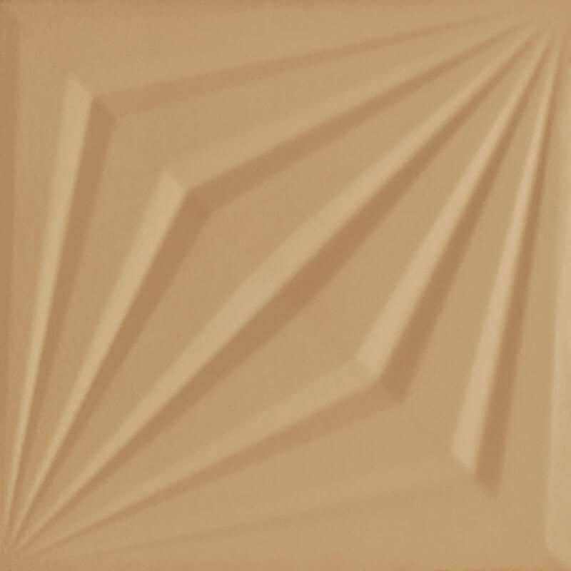 Декоративные элементы Paradyz Urban Colours Gold Inserto Struktura A, цвет бежевый, поверхность структурированная, квадрат, 198x198