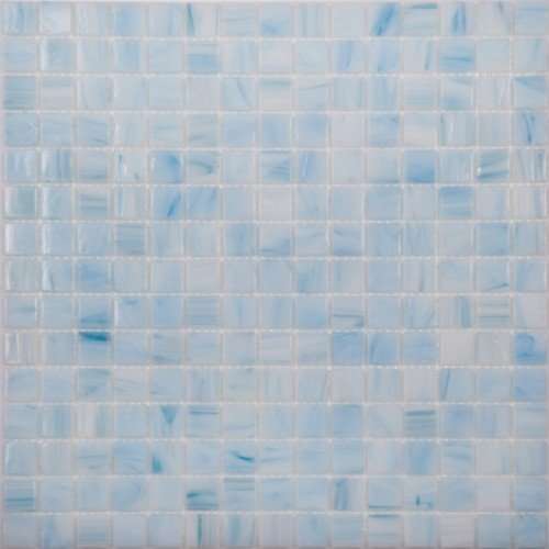 Мозаика NS Mosaic X013, цвет голубой, поверхность глянцевая, квадрат, 327x327