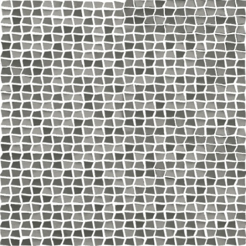 Мозаика Made+39 Cube Grey Poli 3900034, цвет серый, поверхность матовая, квадрат, 300x300