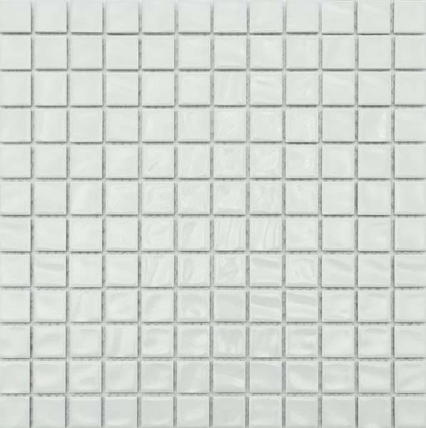 Мозаика NS Mosaic P-533, цвет белый, поверхность глянцевая, квадрат, 300x300
